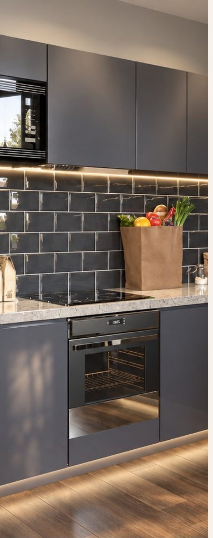 Townhouse kitchen, CGI